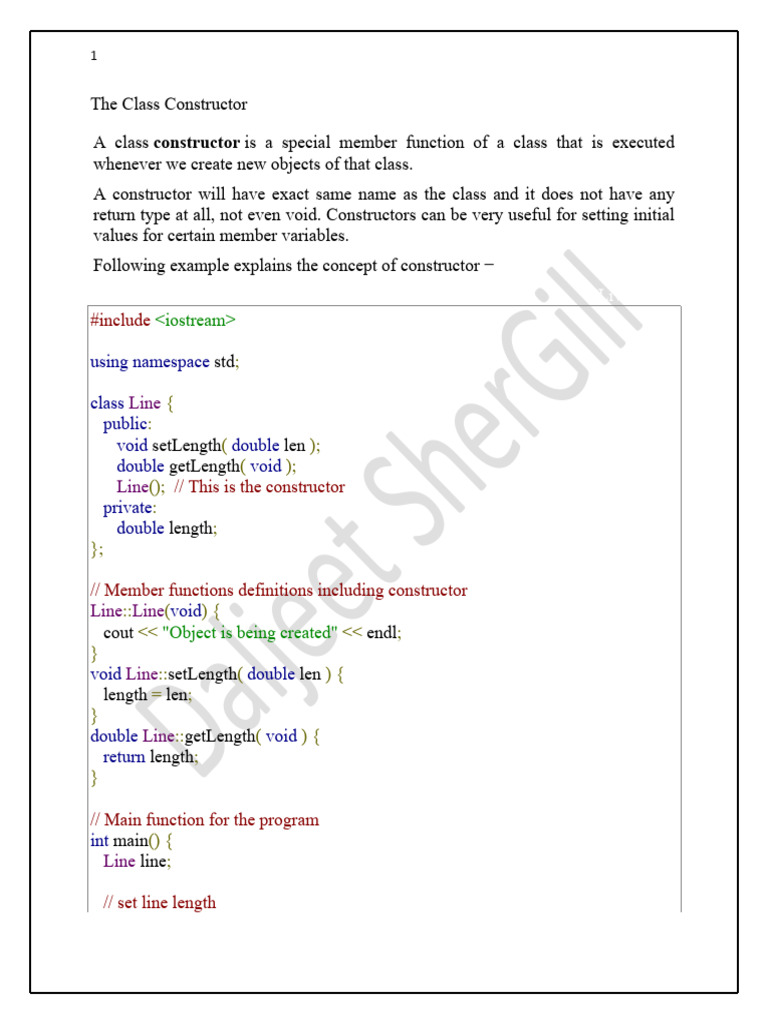 Constructor I.types | PDF