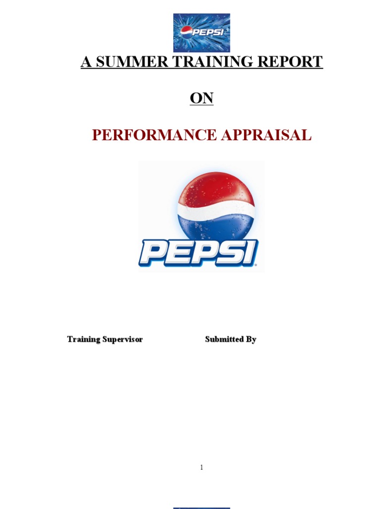 37 Performance Appraisal On Pepsi | PDF | Pepsi Co | Coca Cola
