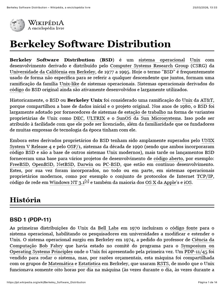 BSD Berkeley | PDF
