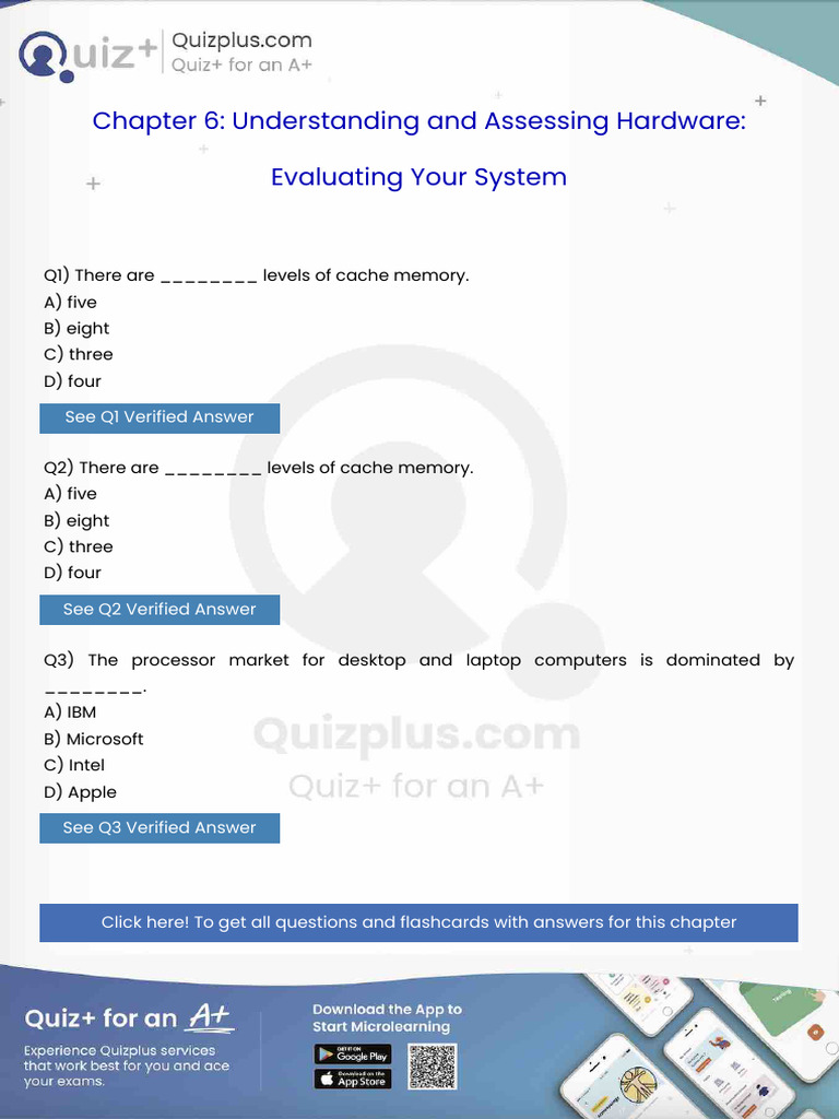 There Are Levels of Cache Memory | PDF | Computer Network | Cpu Cache
