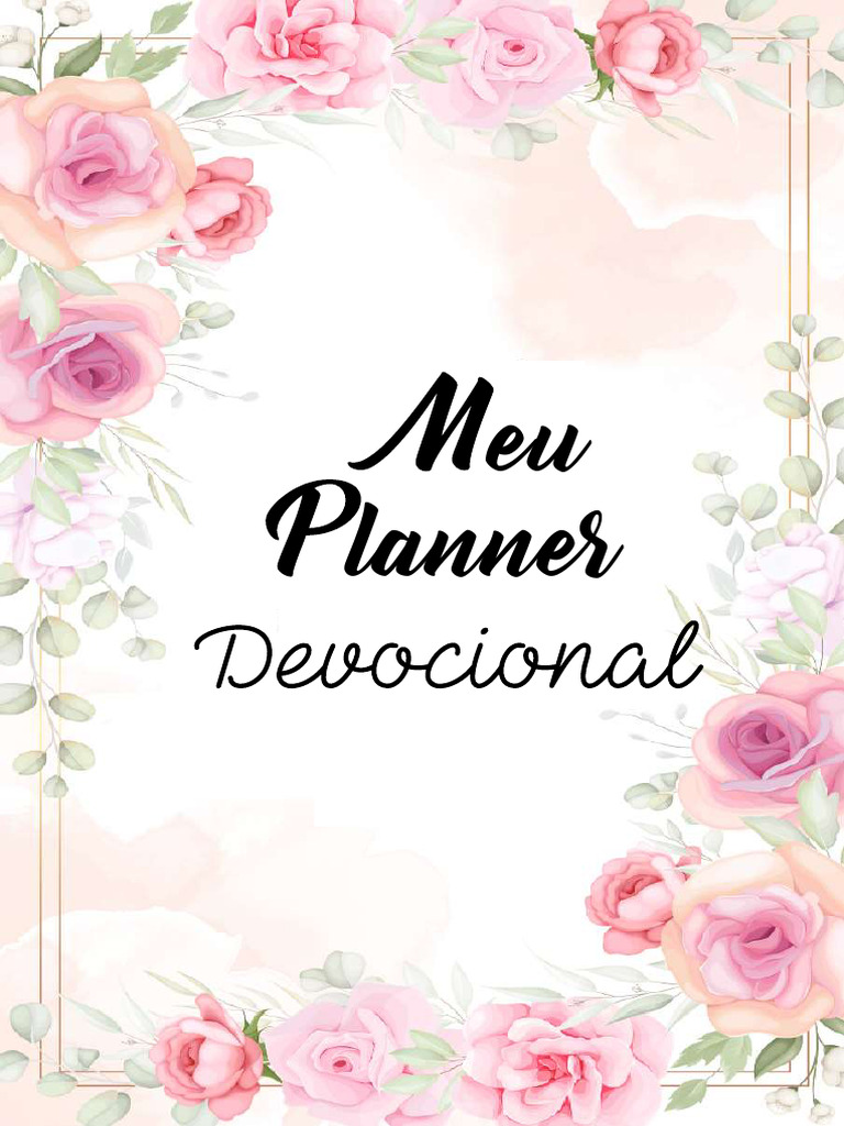 Planner Devocional Rosa | PDF