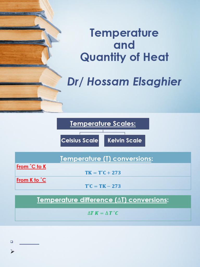 CH (6) Temperature and Quantity of Heat | PDF