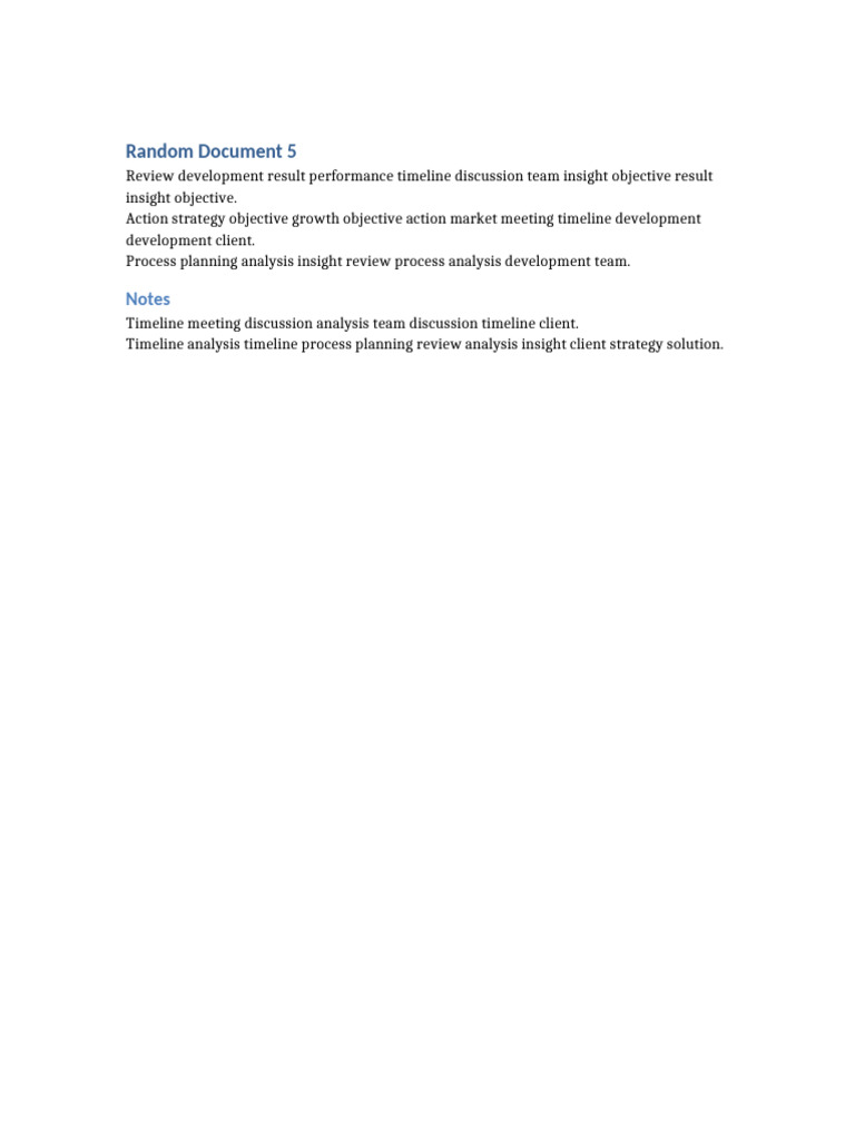 Random Document 5 | PDF