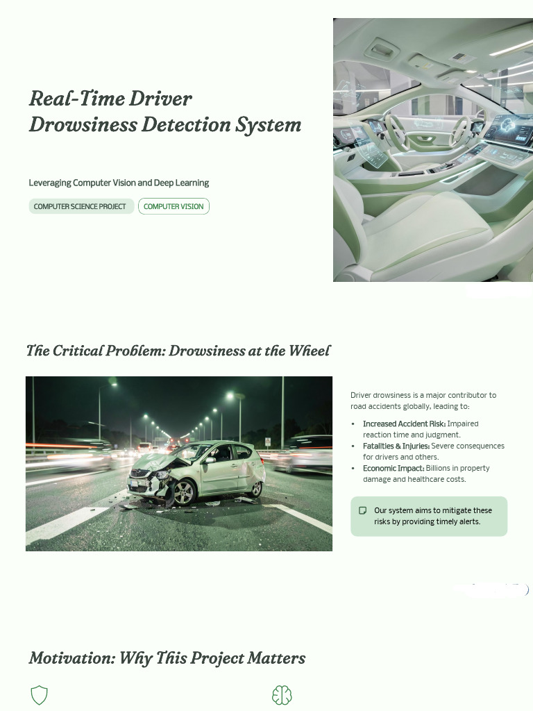 Real Time Driver Drowsiness Detection System | PDF