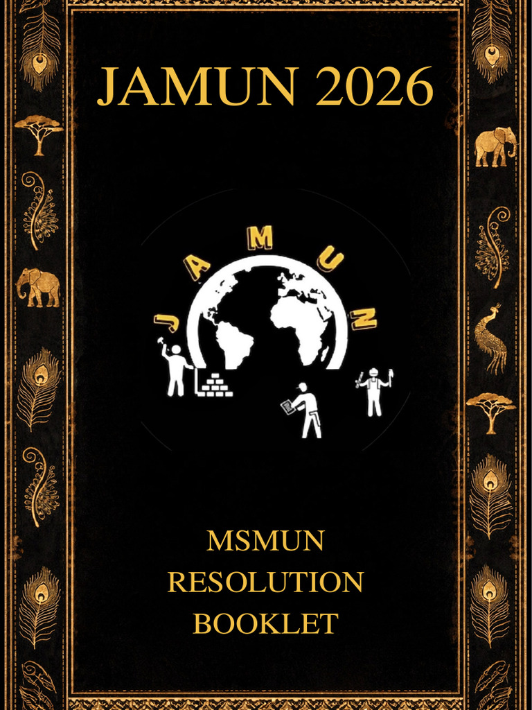 Msmun Resolution Booklet Final | PDF