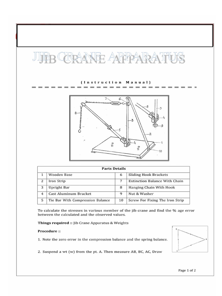 Jib Crane | PDF