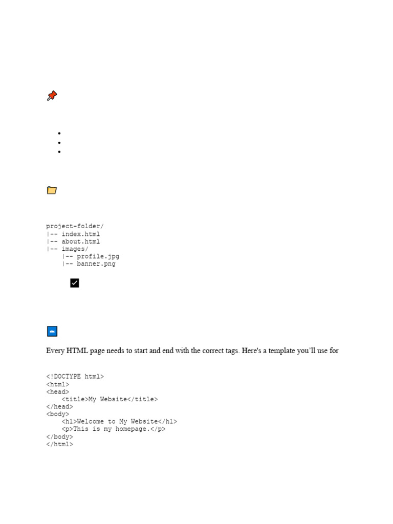 Ss1 3rd Term WK 6 Lesson Notes - HTML Mini Website Project | PDF