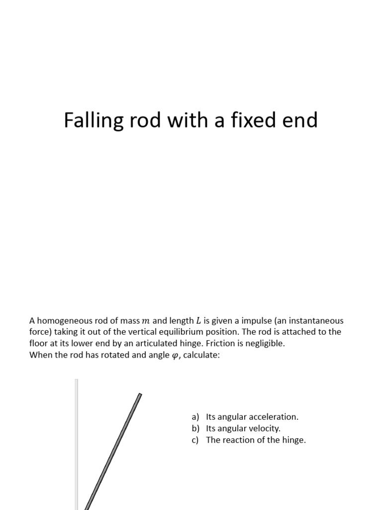 Example Falling Rod | PDF