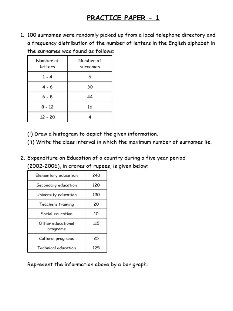 Practice Paper 34 | PDF