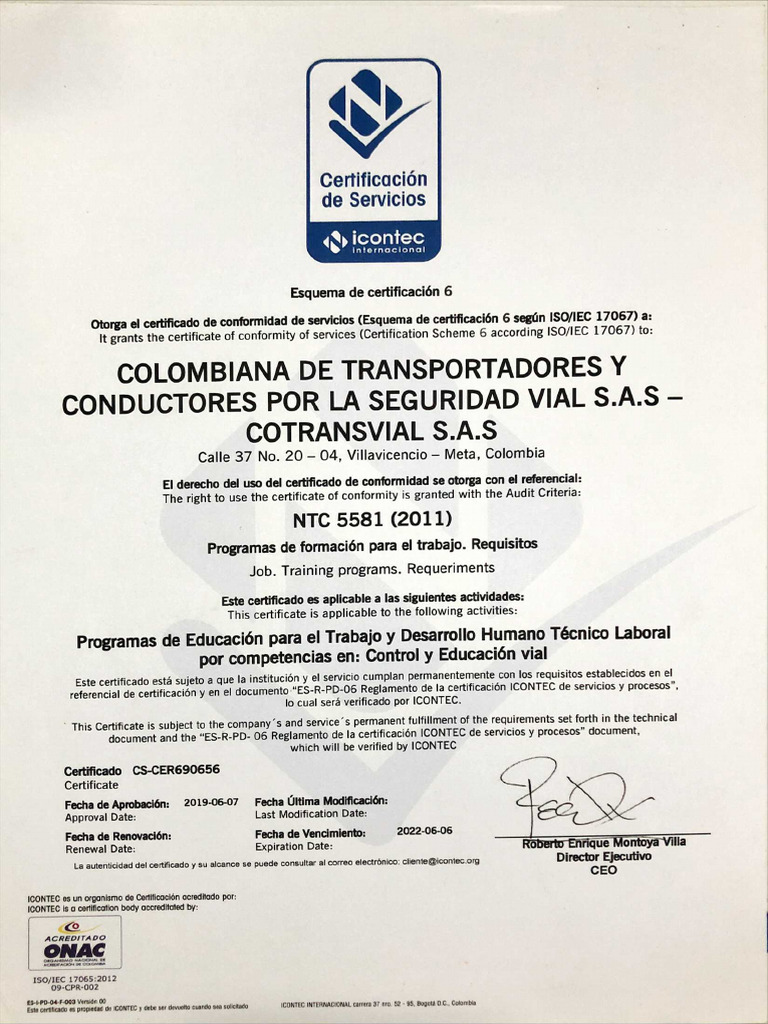Sellos Icontec | PDF
