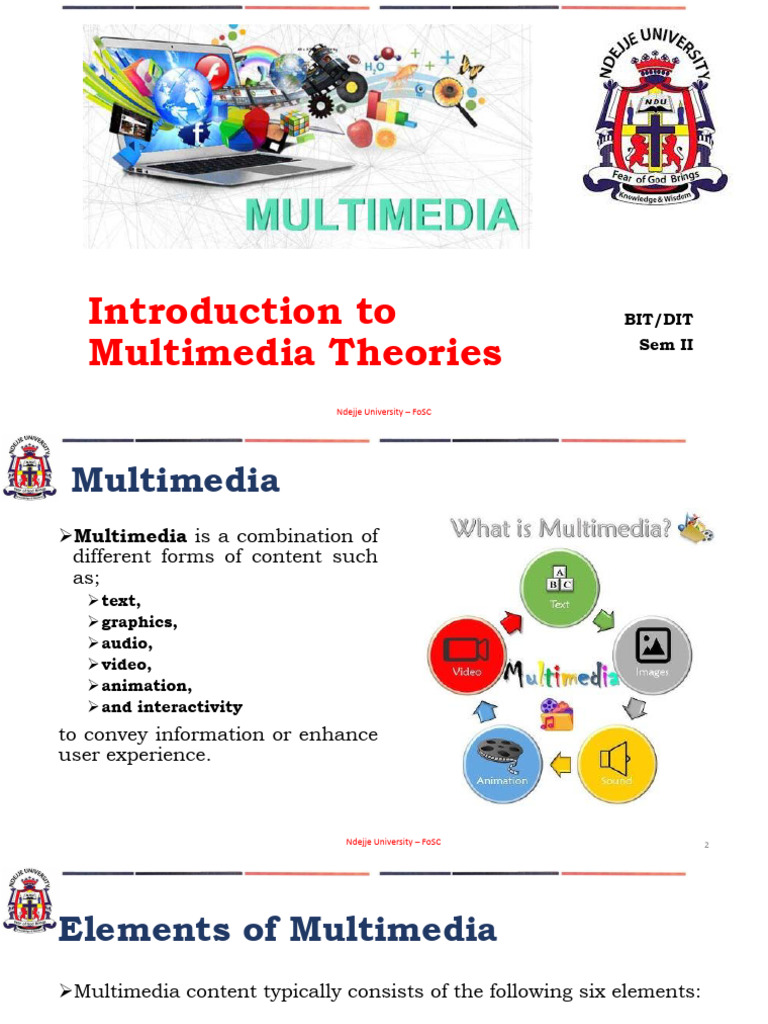 Introduction To Multimedia | PDF