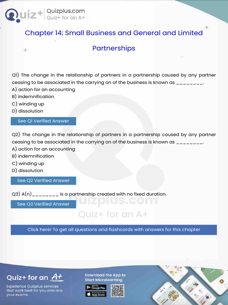 The Change in The Relationship of Partners in A Partnership Caused by ...