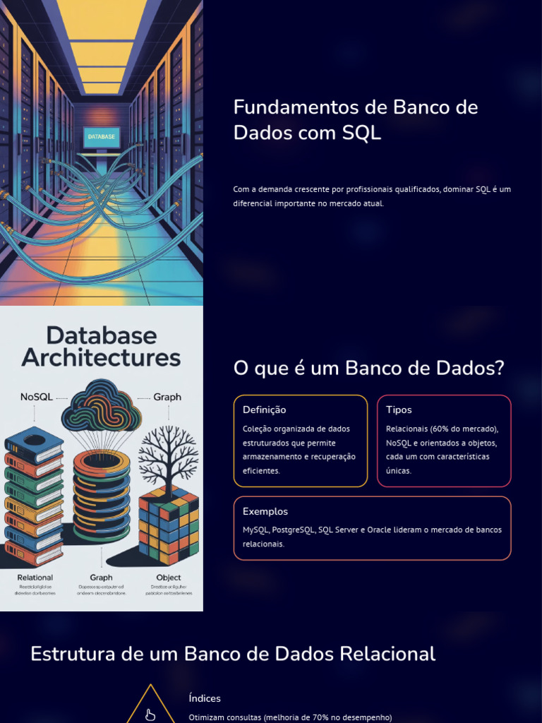 Fundamentos de Banco de Dados Com SQL | PDF | SQL | Bancos de dados