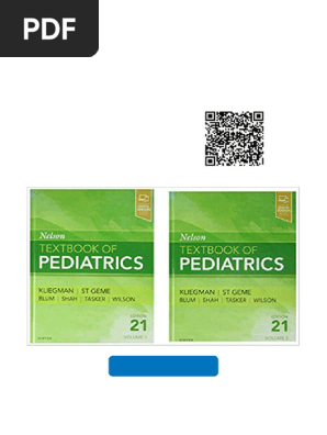 Nelson Textbook of Pediatrics, 2-Volume Set 21st Edition PDF