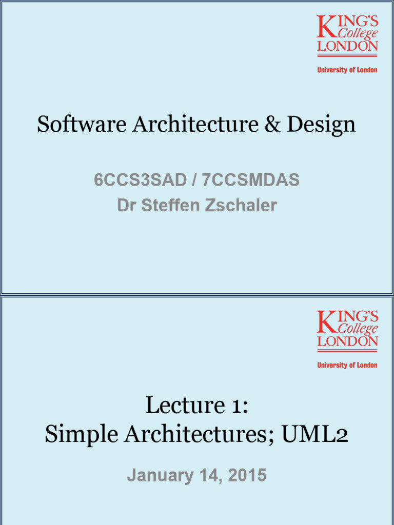 01 Basic Architecture Concepts - Split | PDF