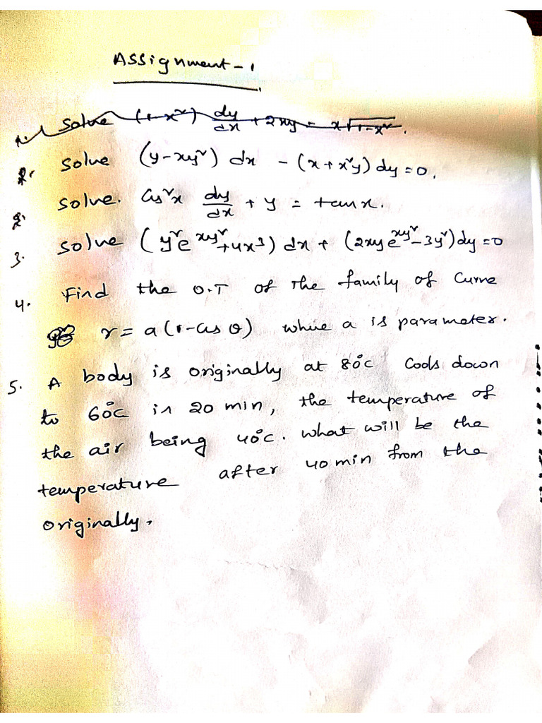 Assignment 1 and 2 | PDF