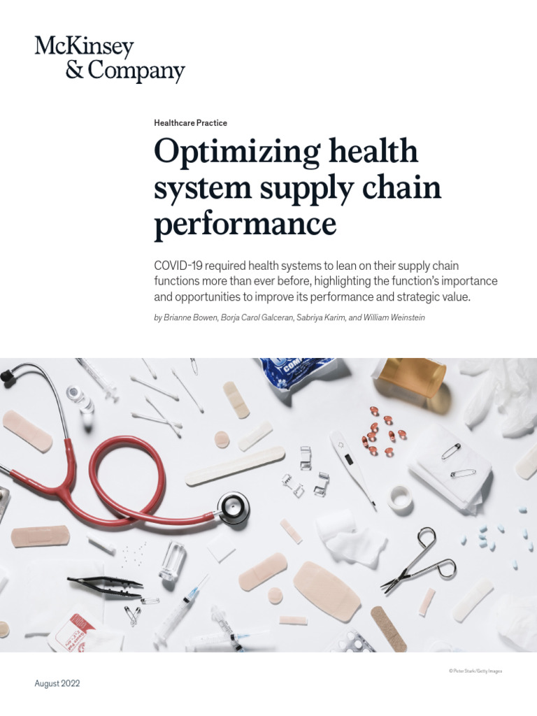 Optimizing Health System Supply Chain Performance | PDF | Supply Chain ...