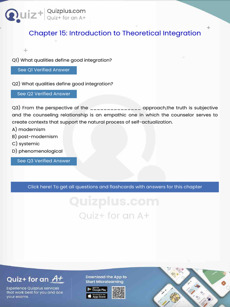 What Qualities Define Good Integration | PDF
