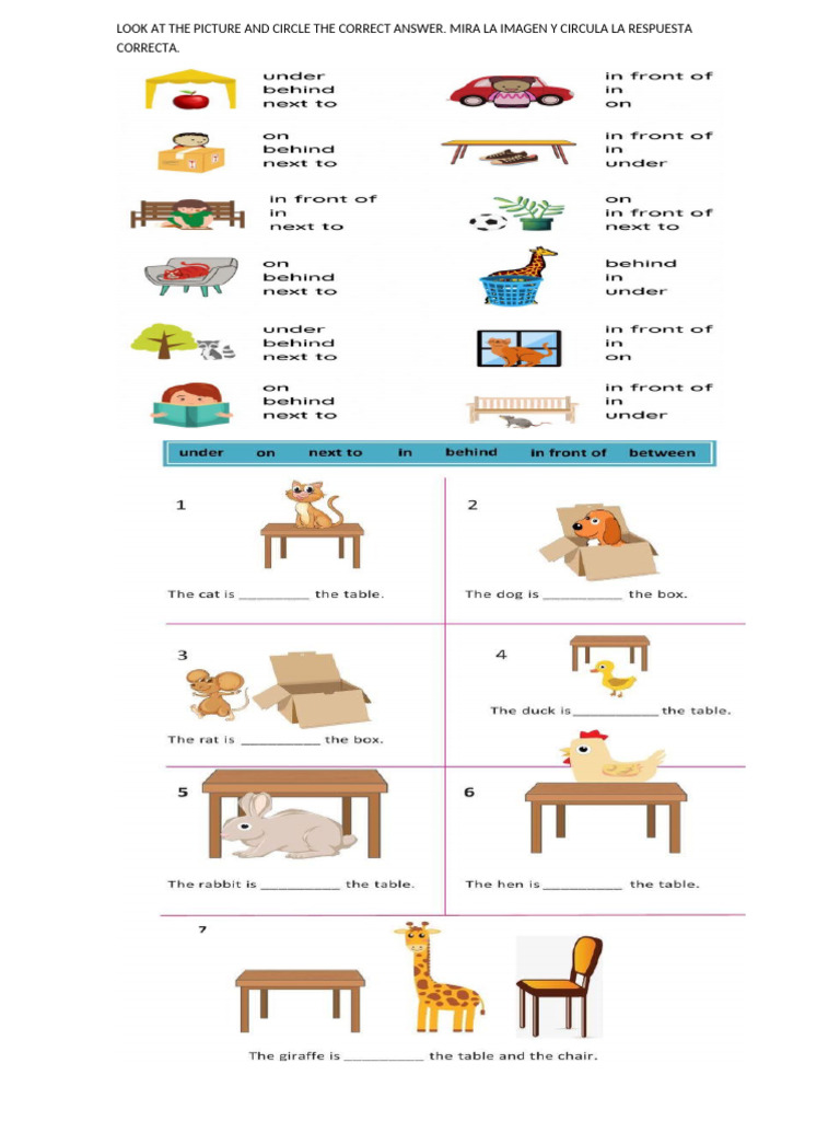 Prepositions Exercisees 1 | PDF
