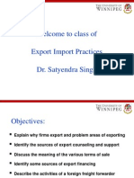 Export Import Practices Class Learning Objectives
