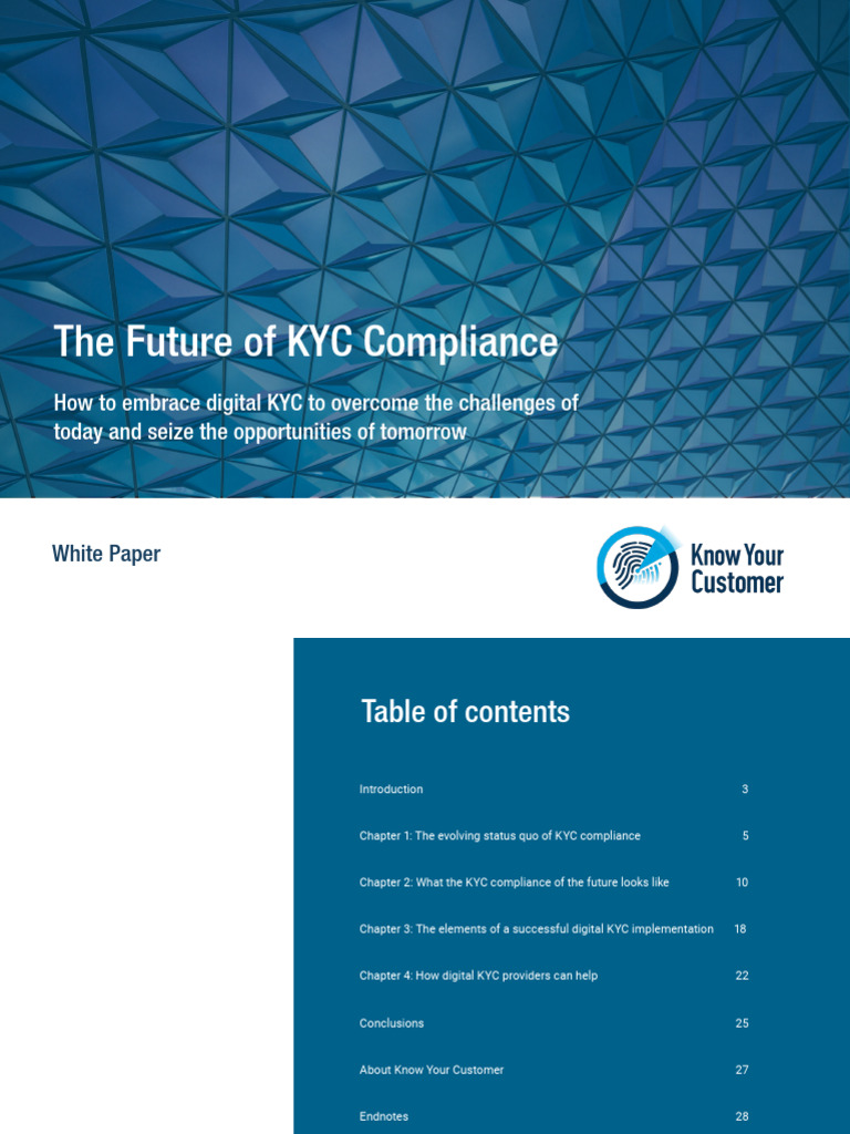 Future of KYC Compliance White Paper 2 | PDF