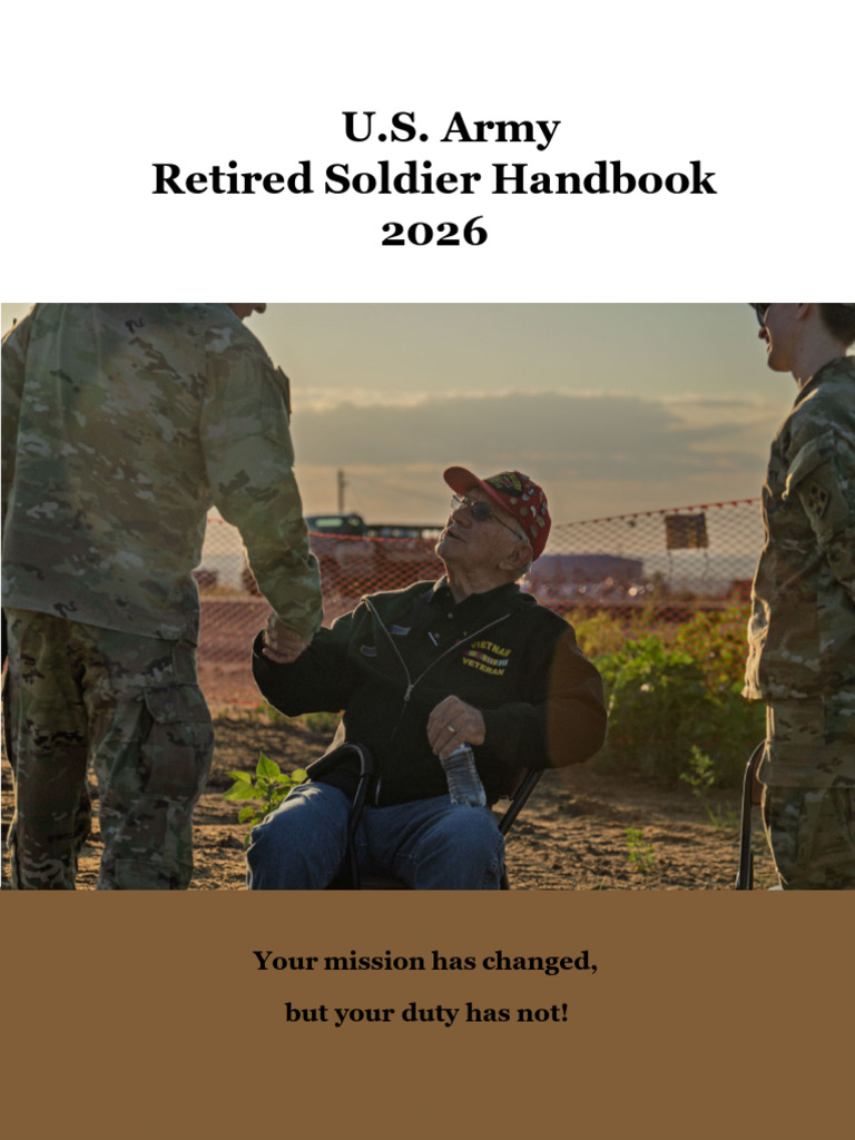 Retired Soldier Handbook | PDF | Identity Document