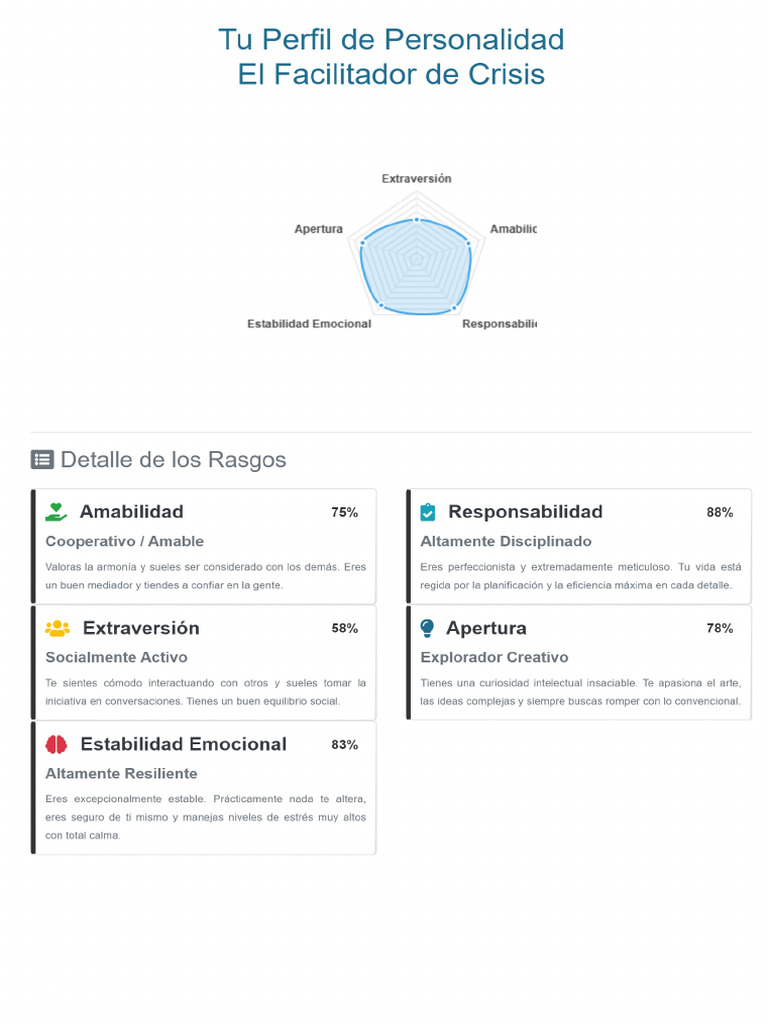 Reporte Big5 | PDF