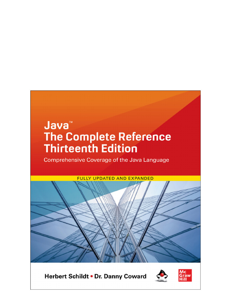 Java: The Complete Reference Complete Reference Series 13th Edition ...