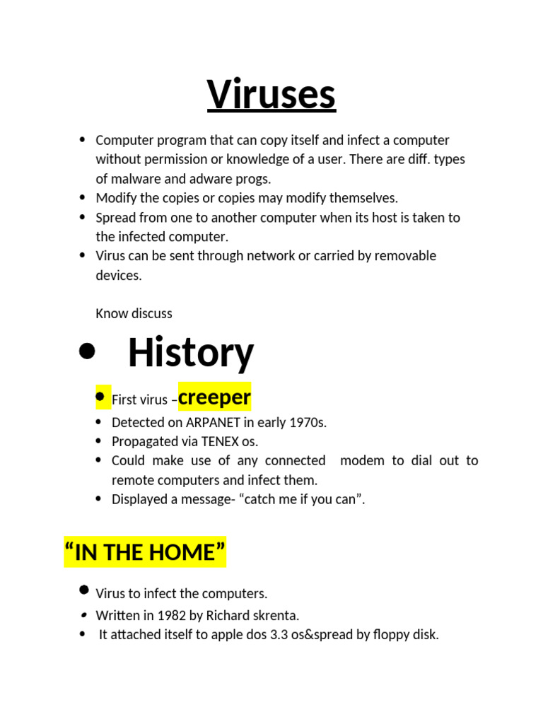 Viruses | PDF | Computer Virus | System Software