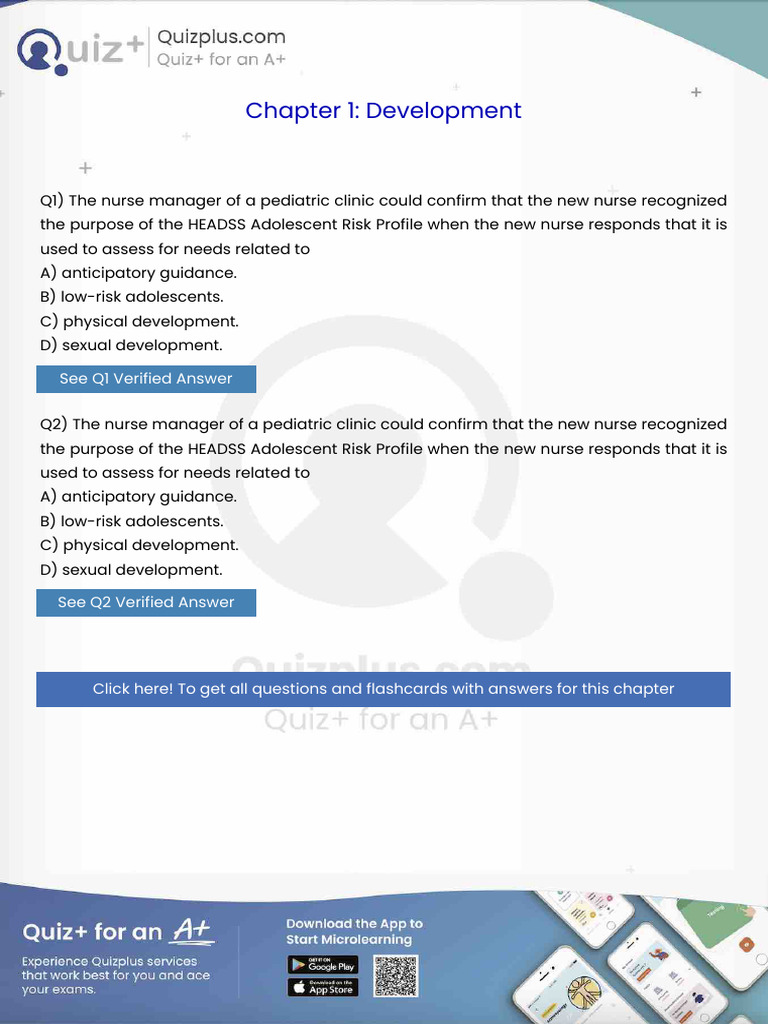 The Nurse Manager of A Pediatric Clinic Could Confirm That The New ...