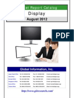 Display Market Report Catalog - August 2012