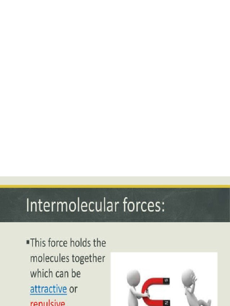 Phyisical Science Lesson 4 Intermolecular Forces | PDF