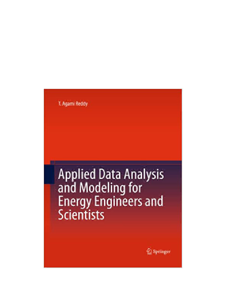 Applied Data Analysis and Modeling For Energy Engineers and Scientists ...
