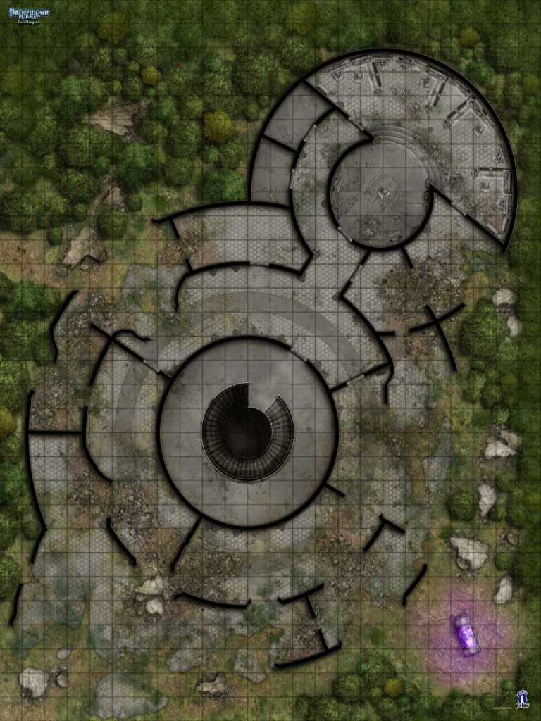 Pathfinder 2 - Map Pack - Donjon Technologique | PDF