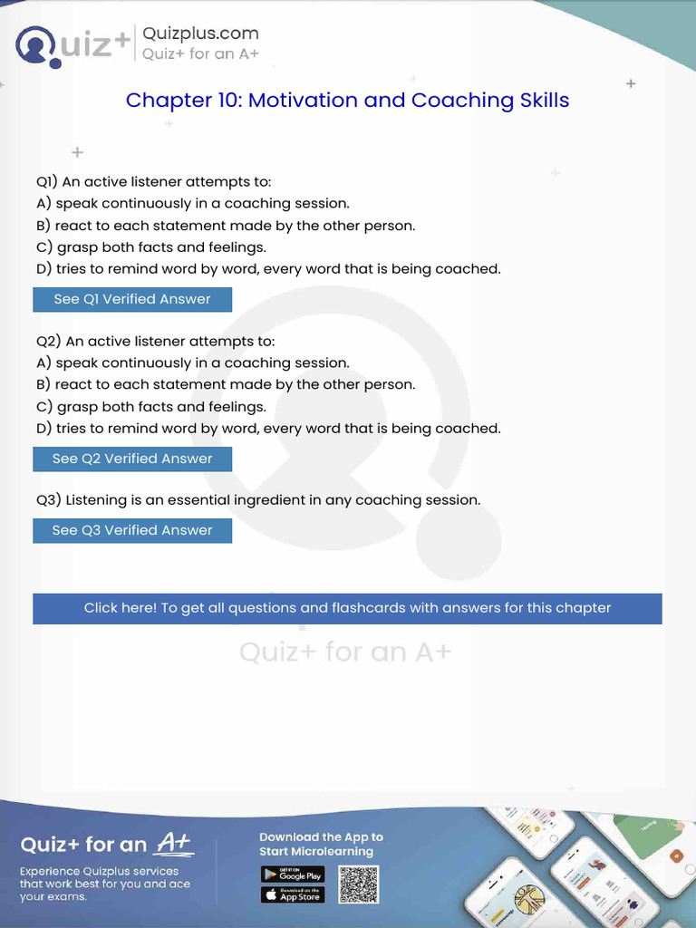 An Active Listener Attempts To | PDF | Leadership | Business