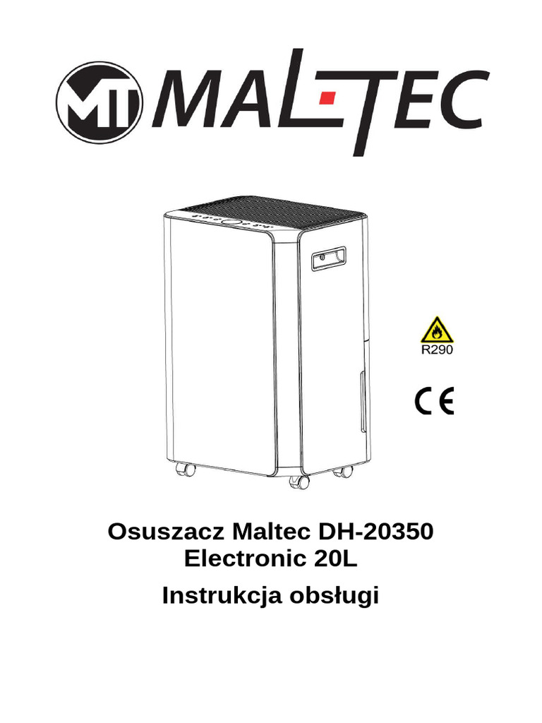 Maltec Osuszacz DH-20330 Electronic 20L | PDF