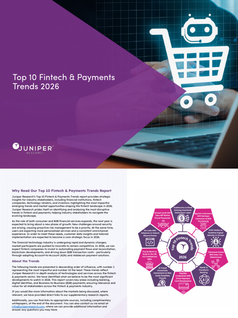 Top 10 Fintech Payments Trends 2026 | PDF | Financial Technology ...