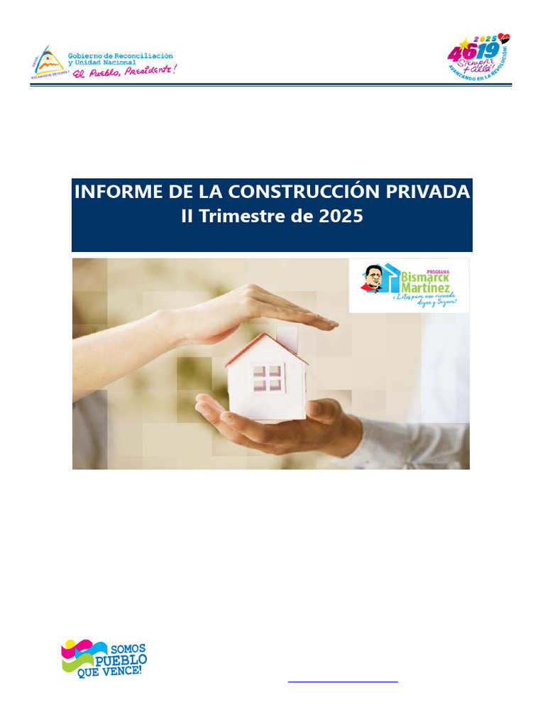 Informe de La Construccion Privada II Trimestre 2025 INIDE | PDF ...