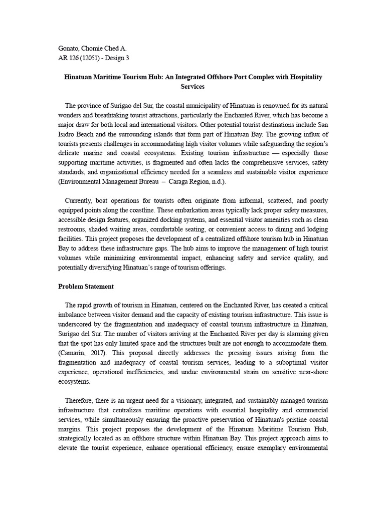AR 126 - Design 3 - Project Proposal | PDF
