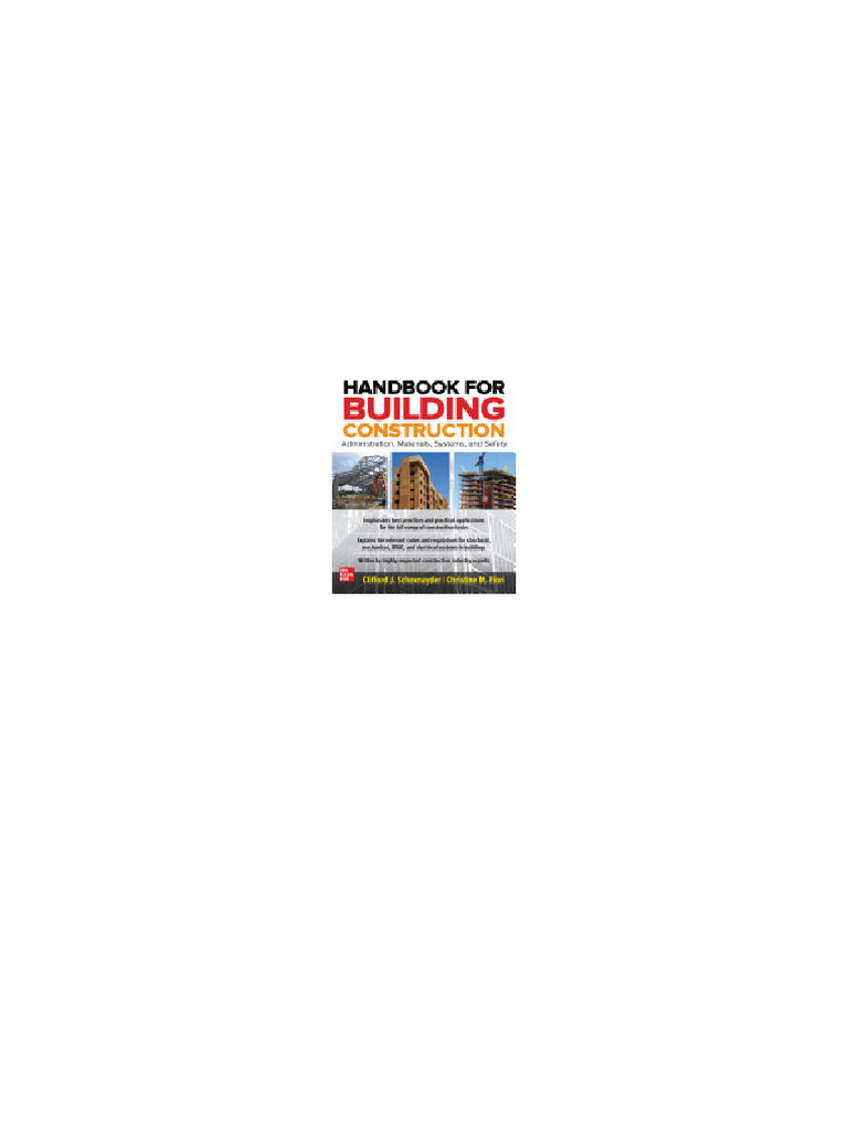 Handbook For Building Construction: Administration, Materials, Design ...