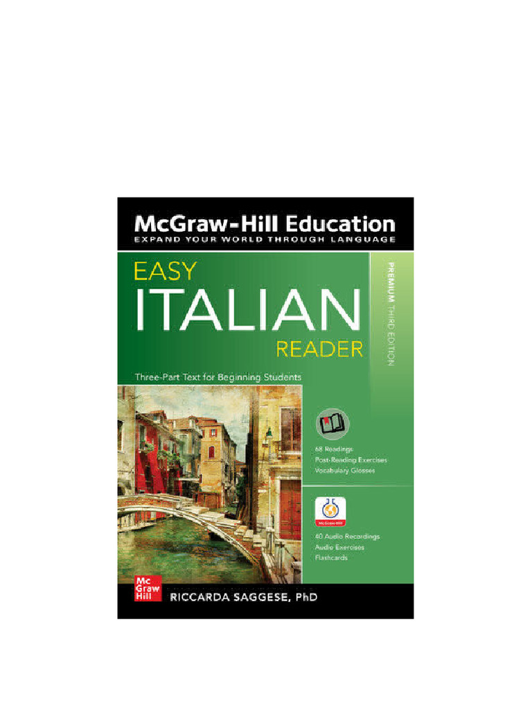 Easy Italian Reader, Premium 3rd Edition Riccarda Saggese Full Access | PDF