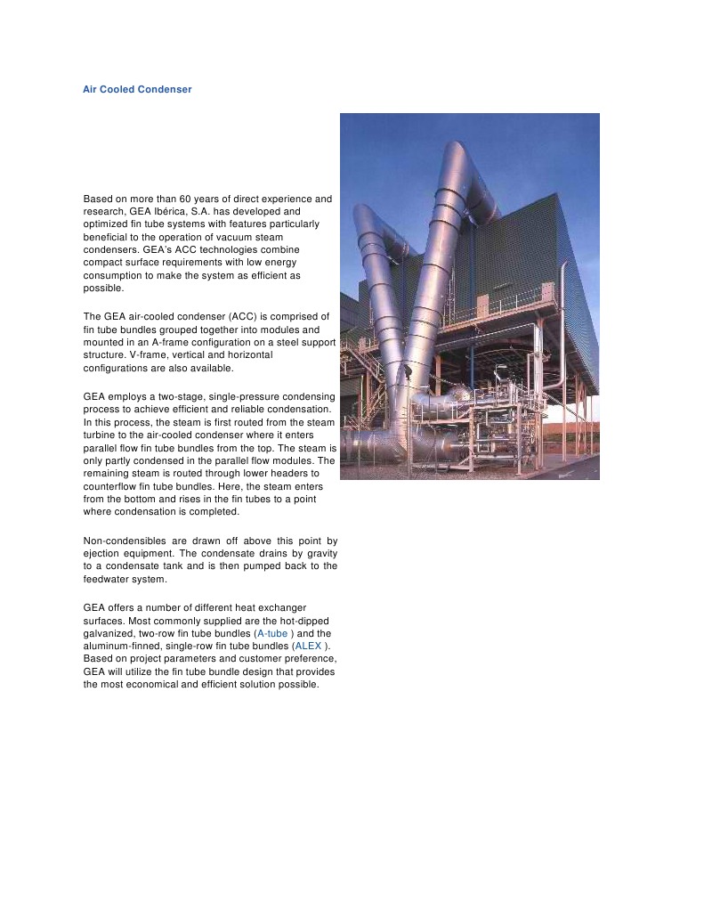 gea air cooled condenser