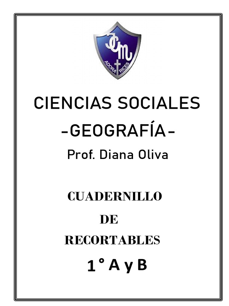 GEOGRAFÍA Cuadernillo Recortables PDF | PDF | Mapa | Longitud