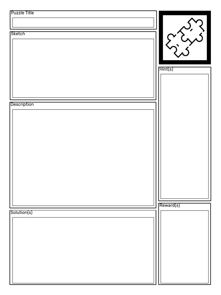 Puzzle (Detailed) | PDF