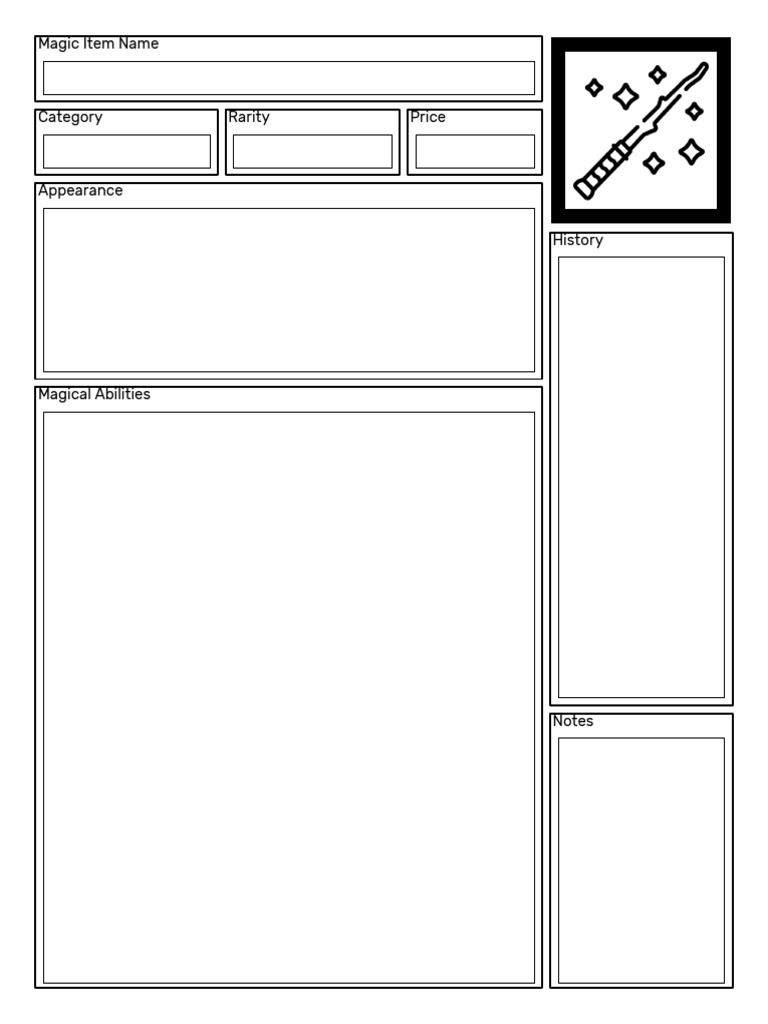 Magic Item (Detailed) | PDF