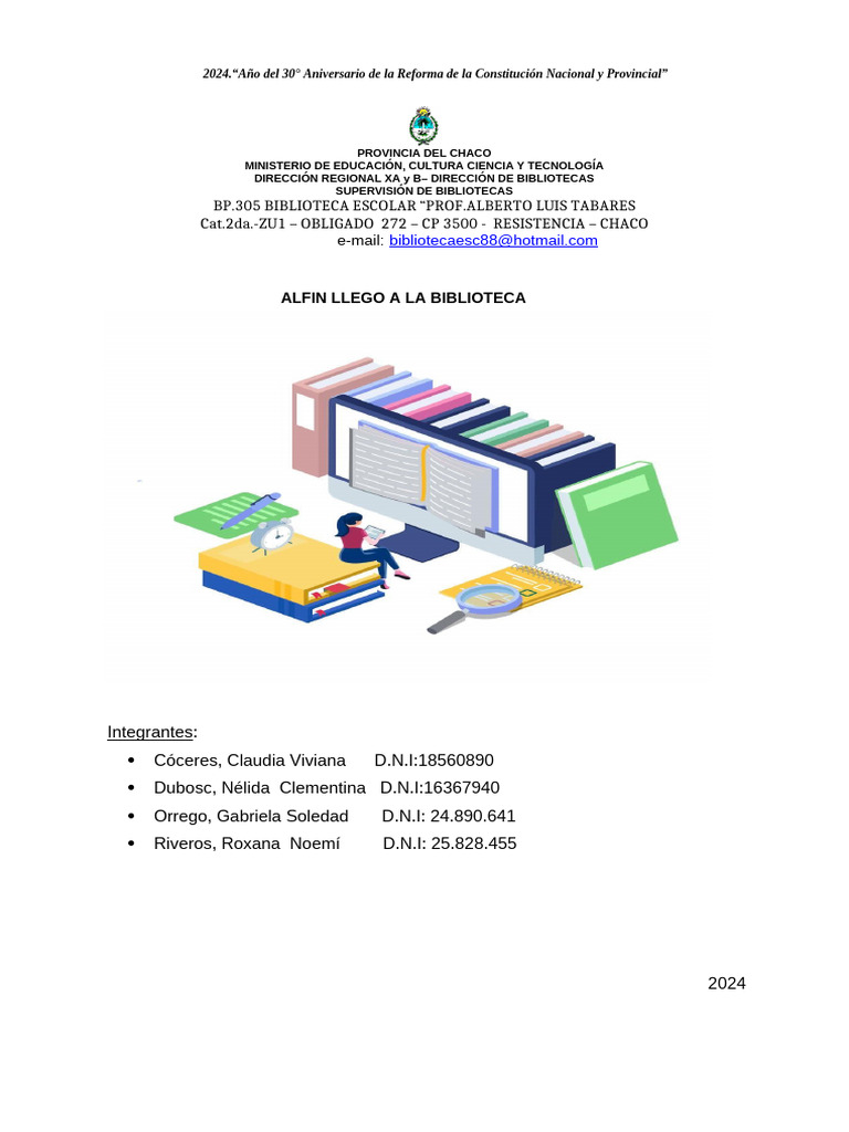 BP.305 Proyecto ALFIN - Trab - Final | PDF | Aprendizaje ...
