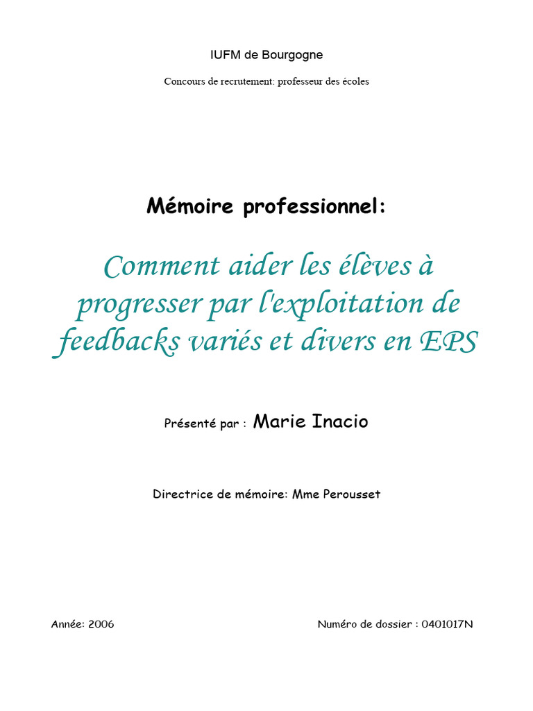 Comment Aider Les Élèves À Progresser | PDF | Apprentissage | Pédagogie