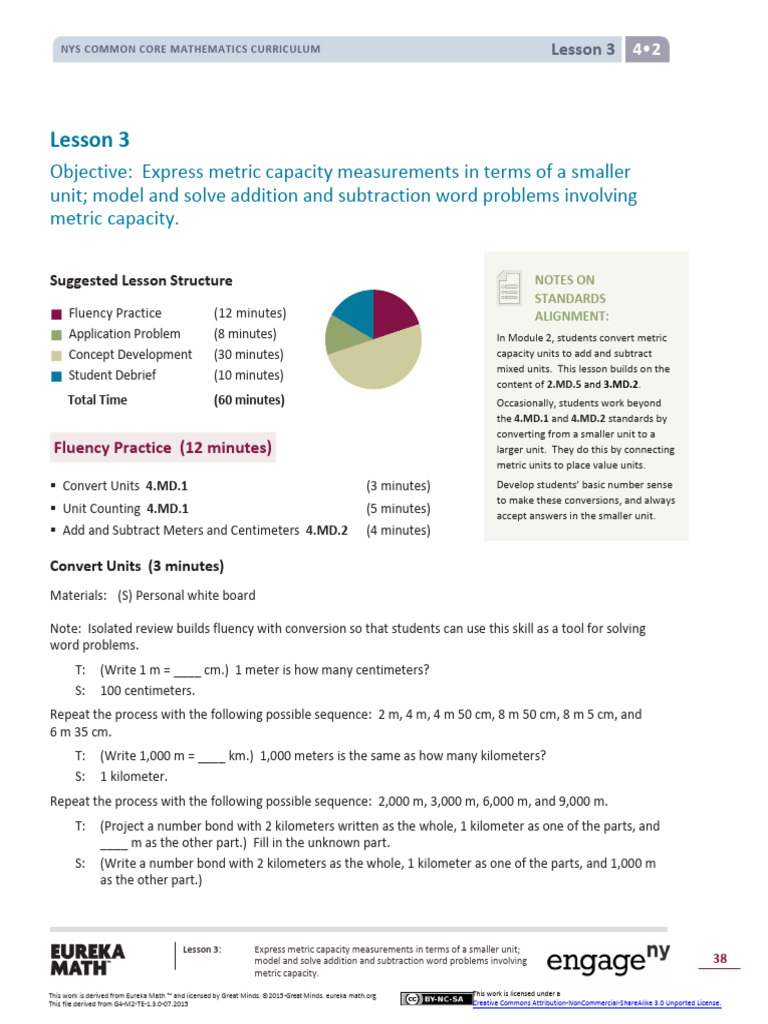 Math g4 m2 Topic A Lesson 3 | PDF