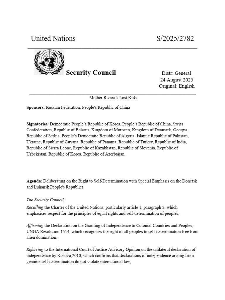 Resolution CHMUN | PDF