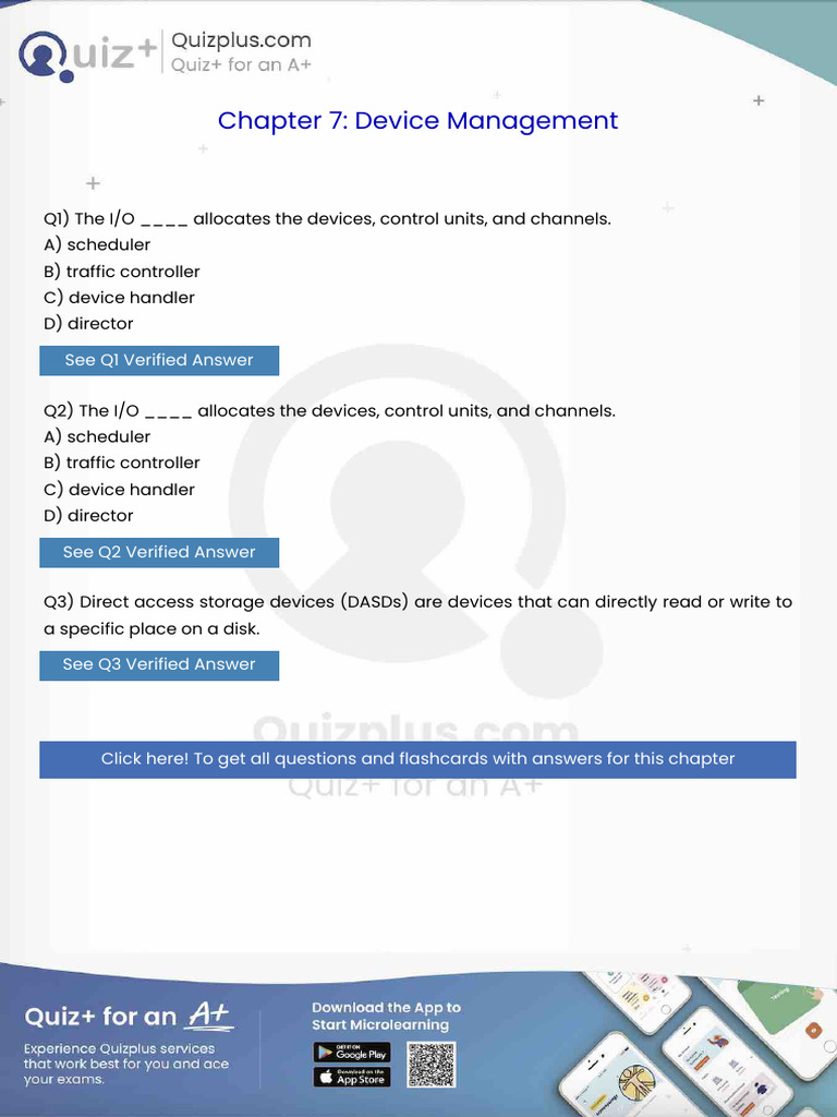 The Io Allocates The Devices Control Units and Channels | PDF